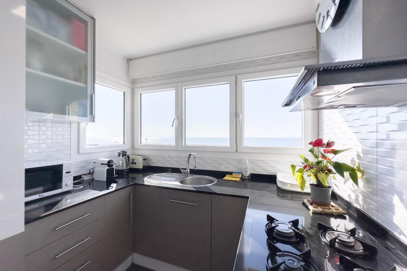 Impresionante Apartamento Delante Del Mar Vilassar De Mar Buitenkant foto