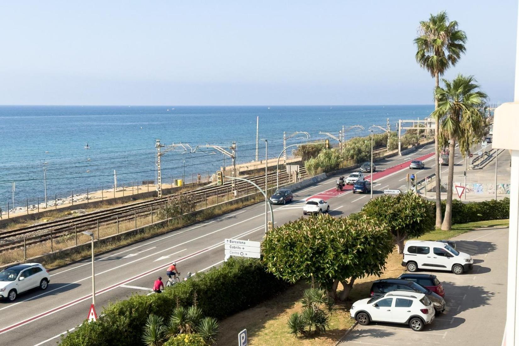 Impresionante Apartamento Delante Del Mar Vilassar De Mar Buitenkant foto